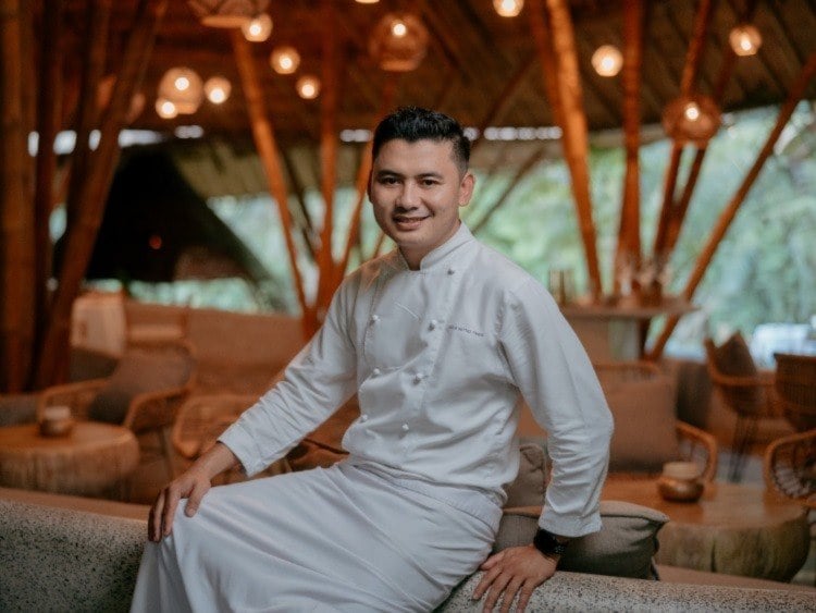 Chef Bayu at Kubu Restaurant